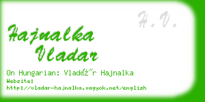 hajnalka vladar business card